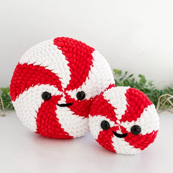 Big and Mini Candy Crochet Toys