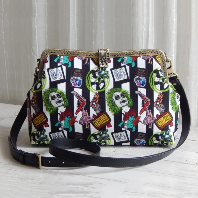 Halloween Beetle Juice Horror Movies Design Crossbody Bag